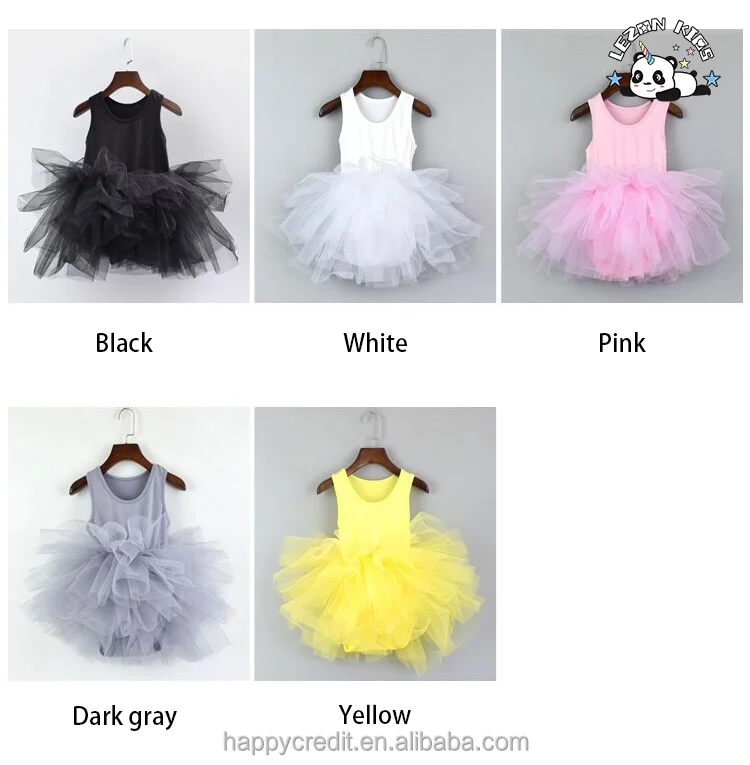 LEZONKIDS - 2021 fashionable fluffy children's tutu children's ballet girl tulle skirt princess layered tulle dress